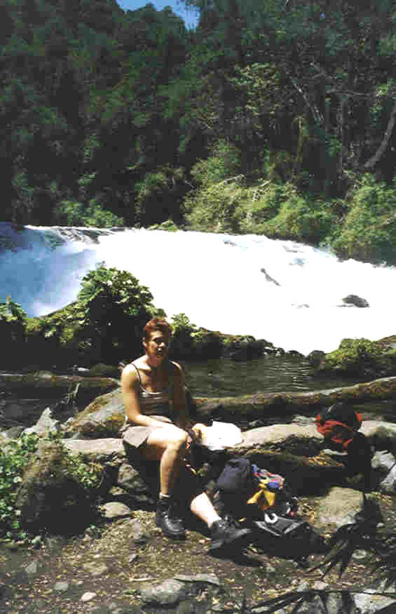 Salto de Carreleufu. Pauze op MTB-trip