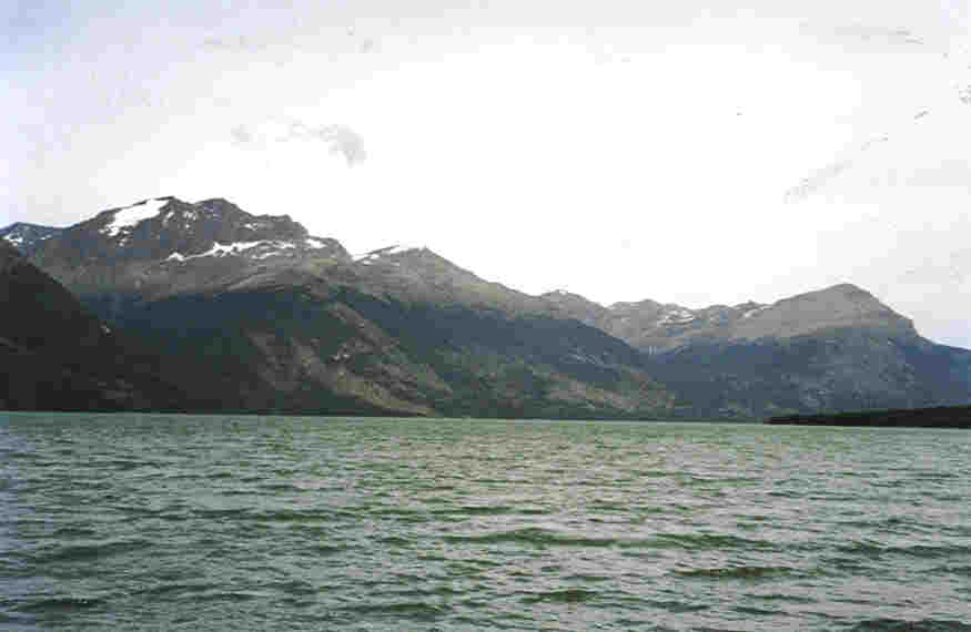 Lago Rocca - grens Argentini-Chili