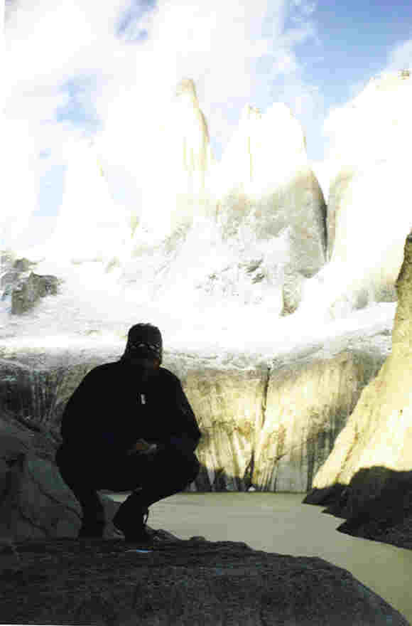 Bart aan Torres del Paine