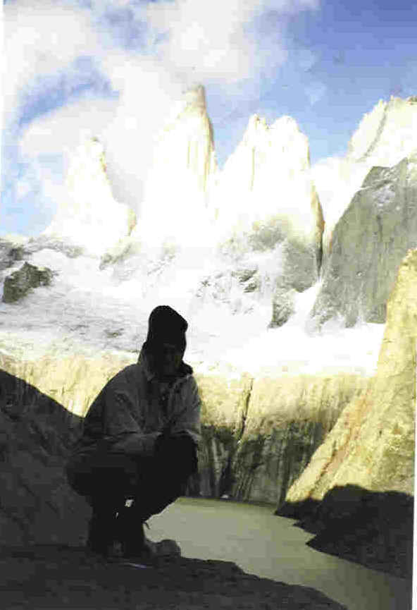 Inge aan Torres del Paine