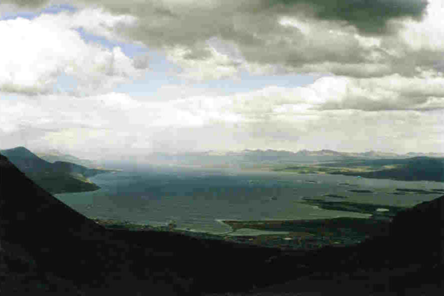 Ushuaia vanaf glacier Martial