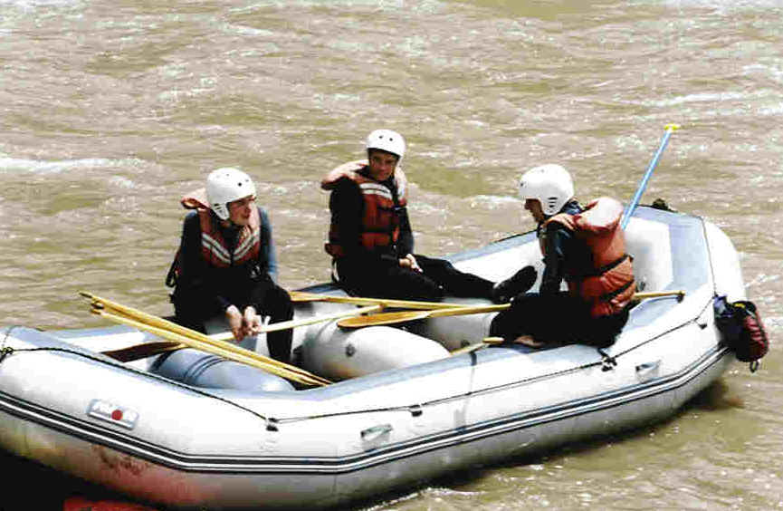 Inge in de raft